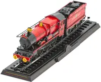 Model metalic de asamblat Metal Earth - Harry Potter: Hogwarts Express with Track