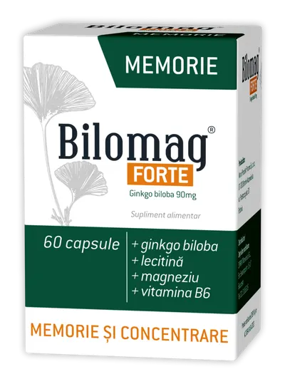Bilomag forte memorie, 60 capsule, Zdrovit