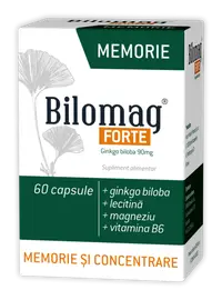 Bilomag forte memorie, 60 capsule, Zdrovit