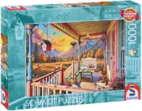 Puzzle Schmidt din 1000 piese - Verandă montană
