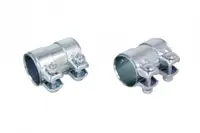 Conector teava esapament (56x56x120mm, 2 bucati in pachet) potrivit AUDI A4 B5, CABRIOLET B3; BMW Seria 1 (E81), 1 (E82), 1 (E87), 1 (E88), 3 (E90), 3 (E91), 3 (E92), 3 (E93) 1.8-2.8