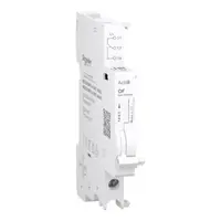 Acti9 A9N, Contact auxiliar nivel scazut, OF, 1 C/O, 2mA-100mA, 24-250V C.A., 24-220V C.C., conexiune pe jos