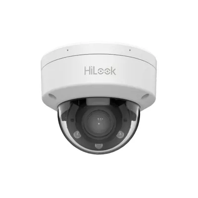 Camera supraveghere IP Dome Hybrid Light Hikvision Hilook IPC-D660HA-LZU(2.8-12MM), 6 MP, 2.8-12 mm, IR/Lumina alba 30 m, microfon, slot card, PoE