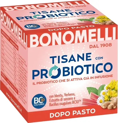 Ceai din plante pentru digestie bună după masă, 10 plicuri, Bonomelli