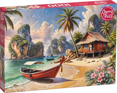 Puzzle Cherry Pazzi din 1000 piese - Paradisul thailandez