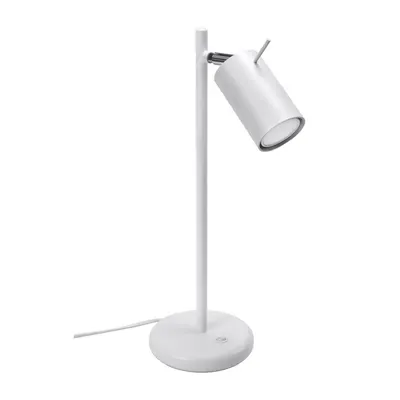 Veioză albă din metal (înălțime 43 cm) Etna – Sollux