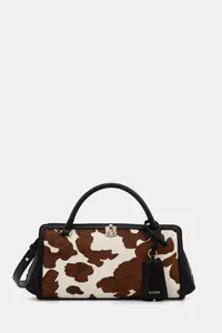 Guess geantă crossbody pentru femei din piele întoarsă AUDREY