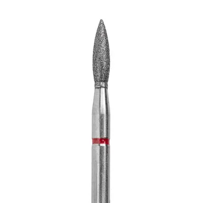 Capat freza diamant - flacara fina cu canal de racire 2.3x8mm - #140