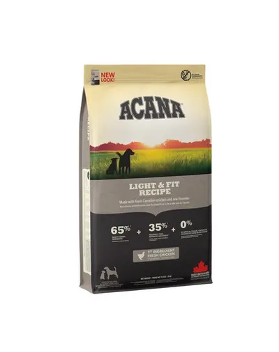 ACANA Light & Fit Dog hrana uscata caini adulti supraponderali 11.4 kg