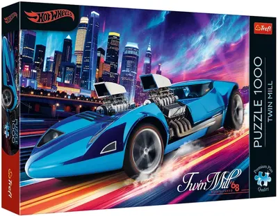 Puzzle Trefl din 1000 piese - Hot Wheels: Twin Mill