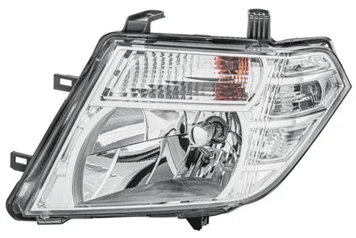 Far fata Stanga (halogen, H4 PY21W W5W, electric, cu motor, bec) potrivit NISSAN NAVARA NP300, PATHFINDER III, PATHFINDER IV 01.05-12.07