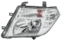 Far fata Stanga (halogen, H4 PY21W W5W, electric, cu motor, bec) potrivit NISSAN NAVARA NP300, PATHFINDER III, PATHFINDER IV 01.05-12.07