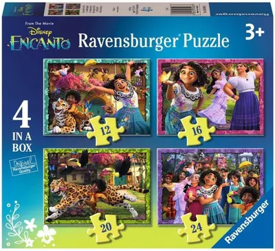 Puzzle Ravensburger din 24 de piese 4 în 1 - Encanto