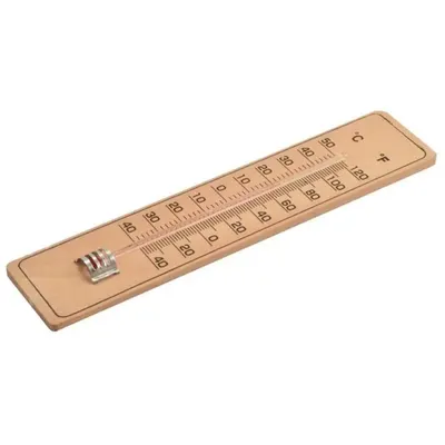 Termometru din Lemn, 26 cm, Carlig Practic, Perfect Home