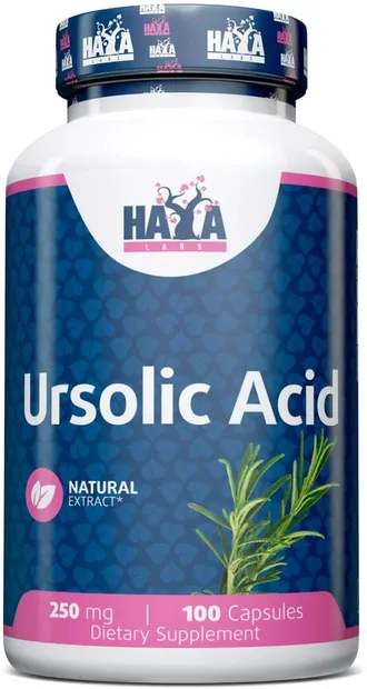 Ursolic Acid, 100 capsule, Haya Labs