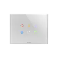 ICE TOUCH Placa KNX - sticla - 6 zone de atingere - TITANIUM - CHORUS