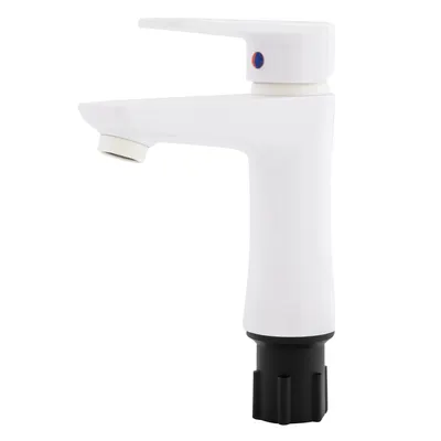 Baterie baie din plastic, PLAMIX Oscar-001 Alb