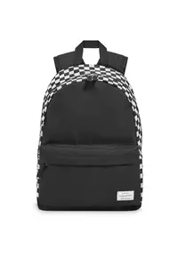 Ghiozdan scoala fete - baieti - Negru - Alb - 45x30x15 cm - Capalcitate 20L - Rucsac scoala adolescenti - Calsele 5-8 - Liceu - Universitate - Usor - Bretele confortabile - Casual - Sport - ZG766