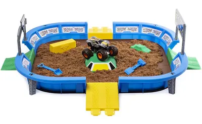 Set de joacă cu nisip Spin Master Monster Jam - Arena cu buggy exclusive, Deluxe