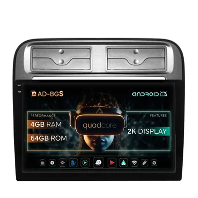 Navigatie 2K Fiat Punto Linea (2007-2014), Android, S-Quadcore 4GB RAM + 64GB ROM, 9.5 Inch - AD-BGS90042K+AD-BGRKIT157