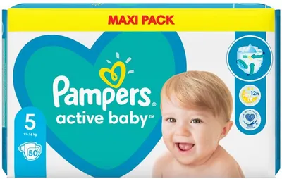 Scutece bebelusi Pampers - Active Baby 5, 50 buc.