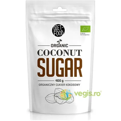 Zahar de Cocos cu Indice Glicemic Redus Ecologic/Bio 400g