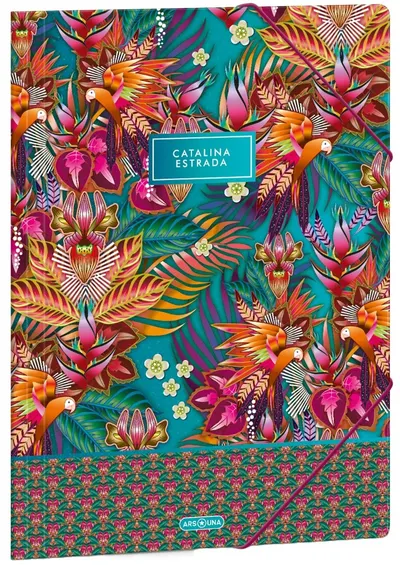 Dosar cu elastic Ars Una Catalina Estrada - Guaviare-Blue, A4