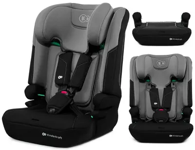 Scaun auto Kinderkraft – I-Comfy, i-Size, 76-150 cm, Dark Grey