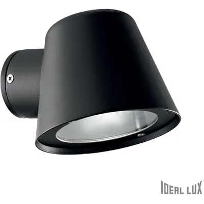 Aplica de exterior Gas, 1 bec, dulie GU10, L:115 mm, H:95 mm, Negru