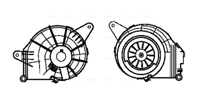 Ventilator habitaclu potrivit MERCEDES VIANO (W639), VITO (W639) 2.0D-Electric 09.03