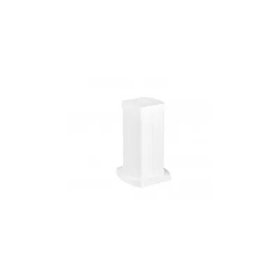 Snap-on mini-column - 4 compartimente - inaltime 0.30 m - aluminiu body - PVC capacs - alb finish