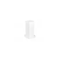 Snap-on mini-column - 4 compartimente - inaltime 0.30 m - aluminiu body - PVC capacs - alb finish