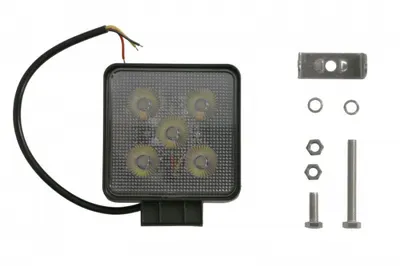 Lumina lucru (LED, 12 24 32 40V, 20W, 2400lm, numar diode: 5, inaltime: 109mm, latime: 109mm, adancime: 50mm, lumina concentrata, cu bec galben de avertizare)