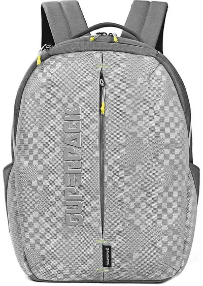 Ghiozdan școlar școlar S. Cool Super Pack - Gri, cu 1 compartiment