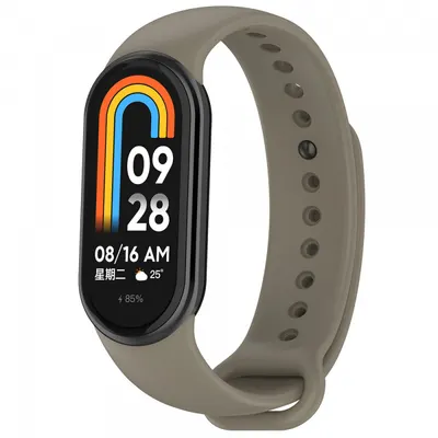 Curea Techsuit W014 pentru Xiaomi Smart Band 10 / 9 / 8, Gri
