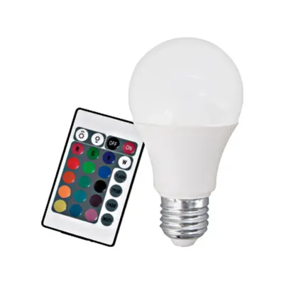 E27-Led-Rgbw-A60 9w Rgbw