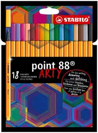 Set pix Stabilo Arty - Point 88, 18 culori