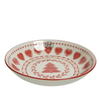Farfurie - Plate Porcelain Round Shiny Glaze Pad Printing Details