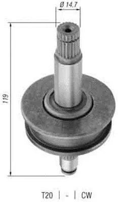 Pinion Electromotor Potrivit Hyundai Galloper I, H-1, H-1 Starex, H100, Terracan; Mitsubishi Colt Ii, Colt Iii, Galant Iv, Galant V, Galant Vi, Galant Vii 1.8d-2.5d 09.80-08.07