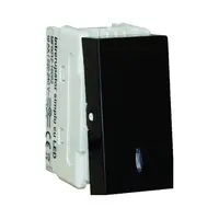 Intrerupator Simplu cu Led STIL PREMIUM Negru