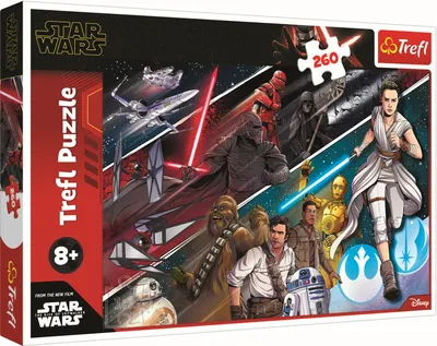 Puzzle Trefl din 260 de piese - Intr-o galaxie indepartata, Star Wars