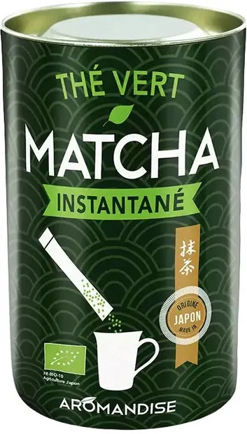 Ceai verde solubil Matcha, 25 plicuri, Aromandise