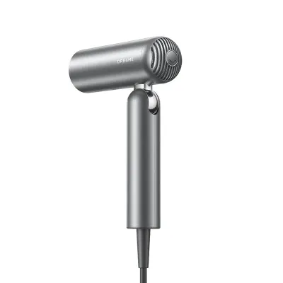 Uscator de par compact Dreame Pocket Hair Dryer, 1600W, 110.000 RPM, 70m/s, 5 moduri de temperatura, 300g, ionizare, Gray