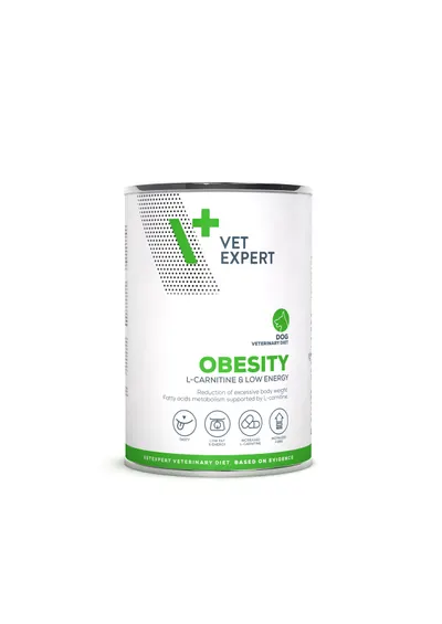 Hrana umeda dietetica pentru caini cu obezitate Vet Expert Obesity Dog, 400 g