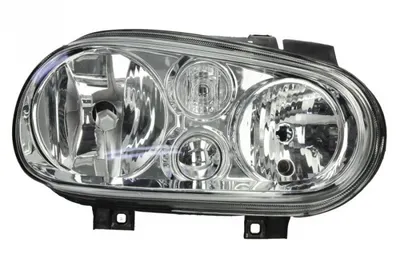 Far dreapta (H1 H7, reglaj electric, fundal cromat) VW GOLF IV 1997-2006