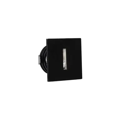 Lampa trepte PASSAGIO Negru Aluminiu LED 1 Wat 3 Volt 60Lm 3000K 50Hz -IP54