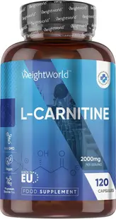 L-Carnitine, 1000 mg, 120 capsule, Weight World