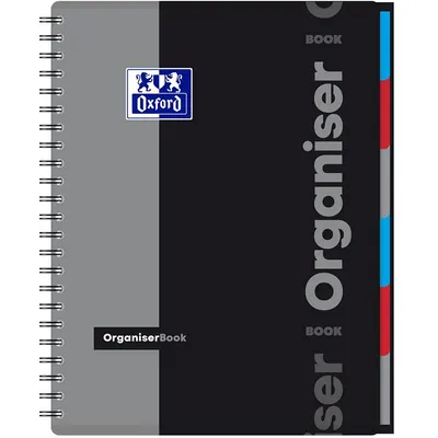 Caiet cu spira A4+, 80file, Oxford Students Organiser, matematica
