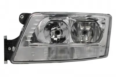 Far stanga (D1R H21W H7 LED PY21W, electric, cu motor, cu lumina de zi, culoare insert: crom platinat, culoare indicator: transparent) potrivit MAN TGX I 06.06-09.21