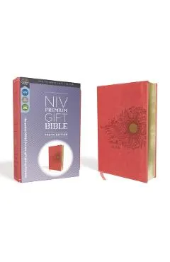 Niv, Premium Gift Bible, Youth Edition, Leathersoft, Coral, Red Letter Edition, Comfort Print: The Perfect Bible for Any Gift-Giving Occasion